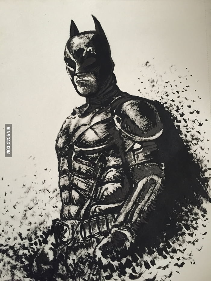 700x933 Batman Fast Ink Drawing, I Hope You Like It!! - Batman Ink Drawing