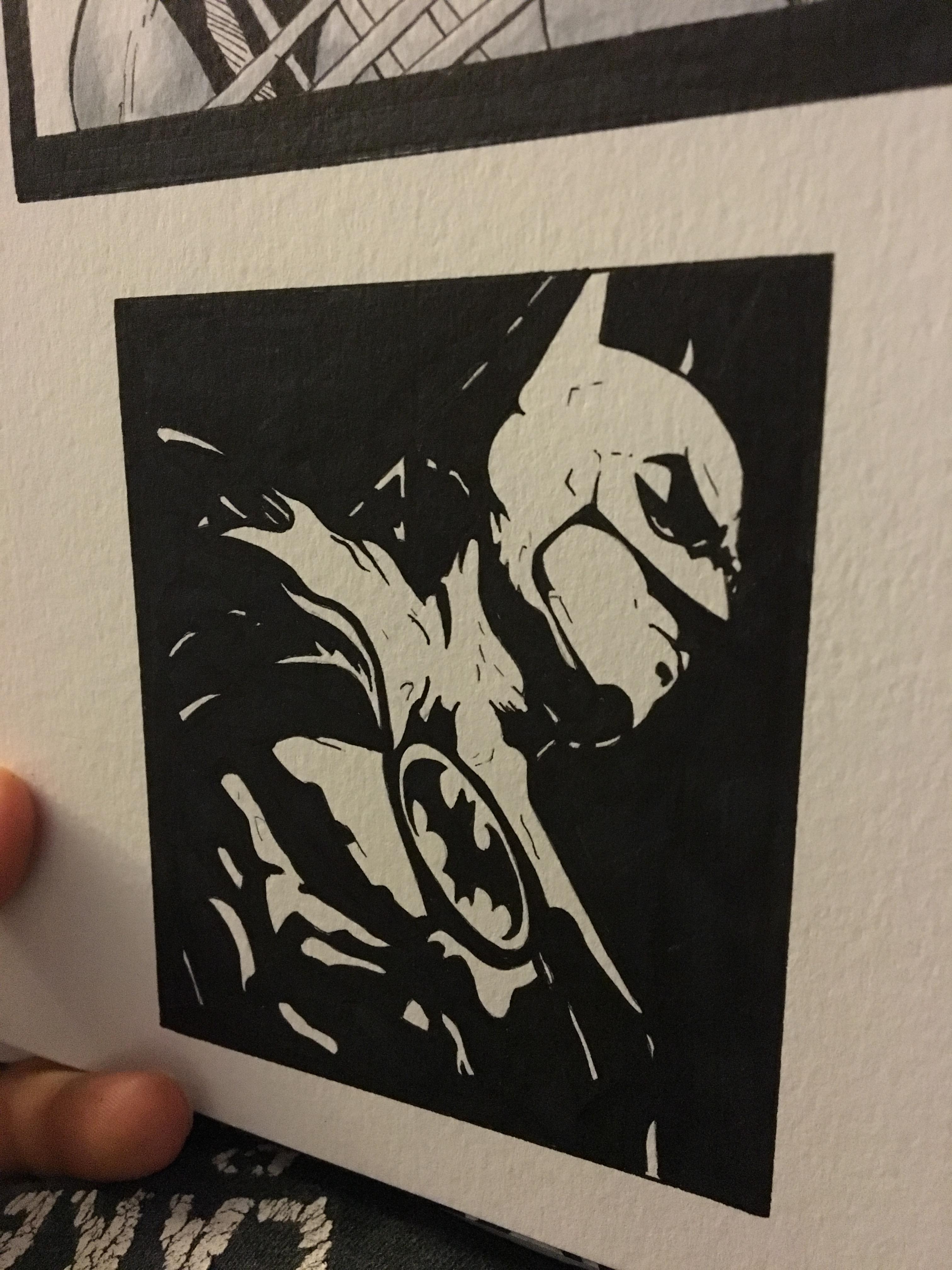 3024x4032 Batman Ink Drawing - Batman Ink Drawing
