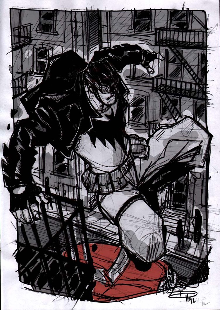 752x1062 Great Pen And Ink Batman Drawings From Creativity Art - Batman Ink Drawing