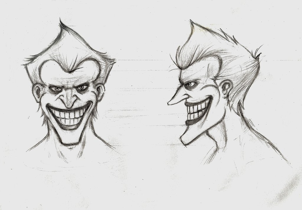 1024x712 Photos Cool Drawings Of The Joker - Batman Joker Drawing