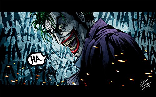 500x313 Posterhouzz Comics Batman Joker Drawing Fine Art Paper Print - Batman Joker Drawing