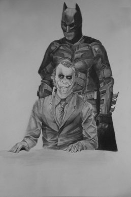 258x386 Bbc - Batman Joker Drawing