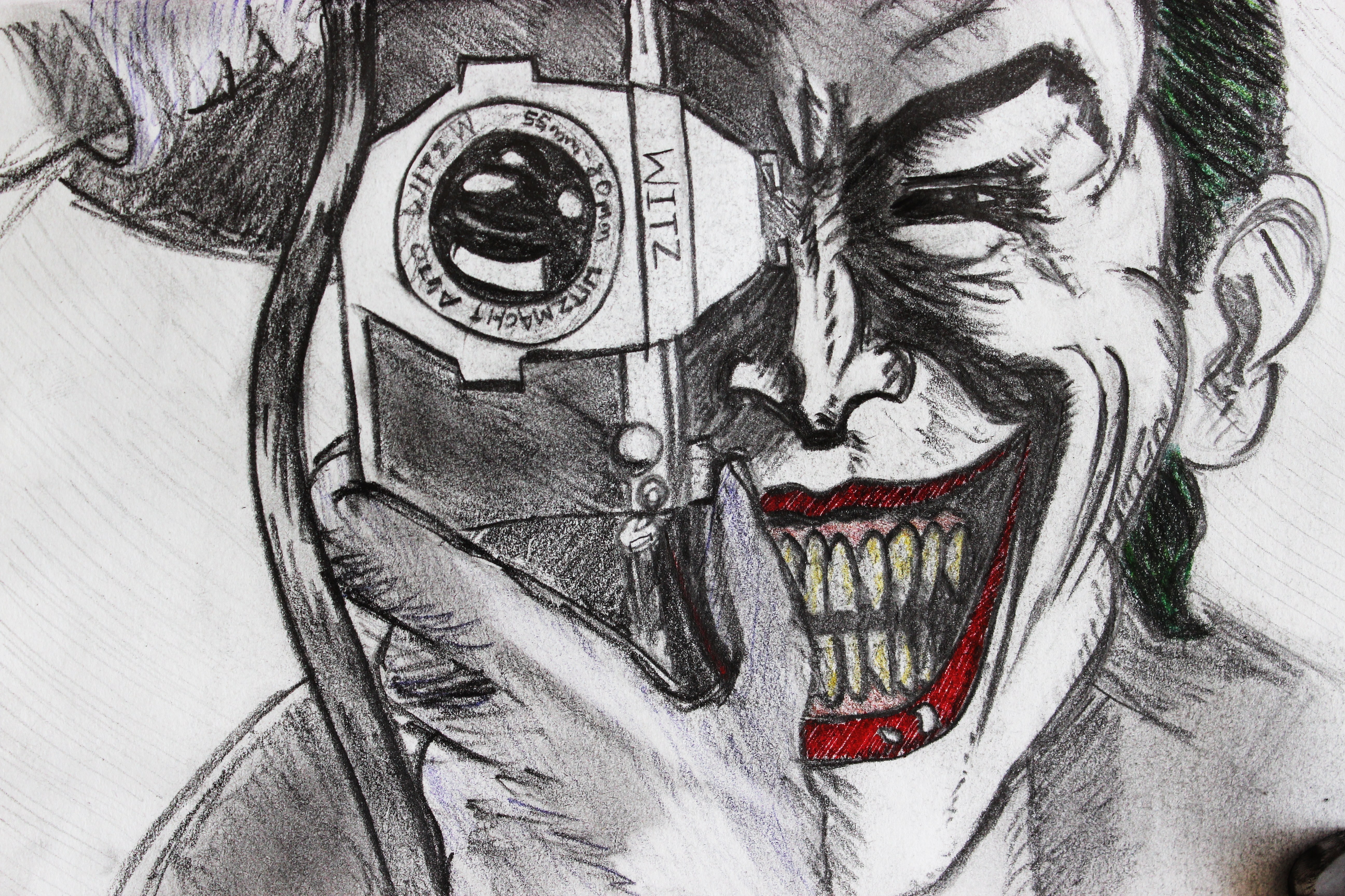 5184x3456 Wallpaper Art, Pencil, Canon, Sketch, Comic, Batman, Joker, Draw - Batman Joker Drawing