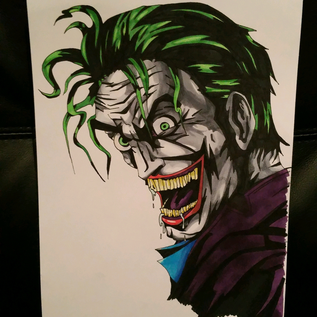 Batman Joker Drawing at PaintingValley.com | Explore collection of ...