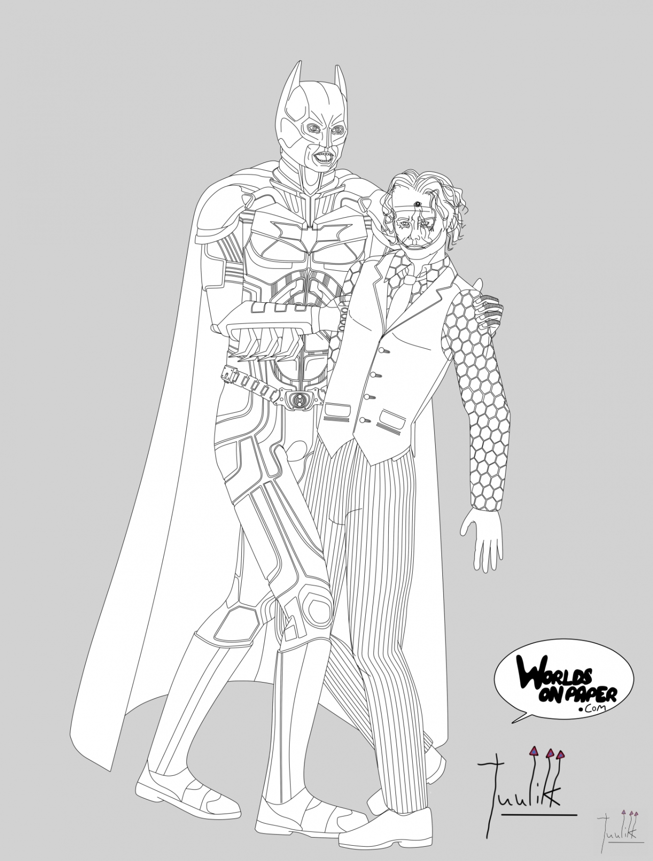 1280x1689 Batman Worlds On Paper - Batman Line Drawing