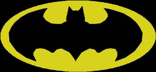 500x233 The Old Batman Logo - Batman Logo Drawing