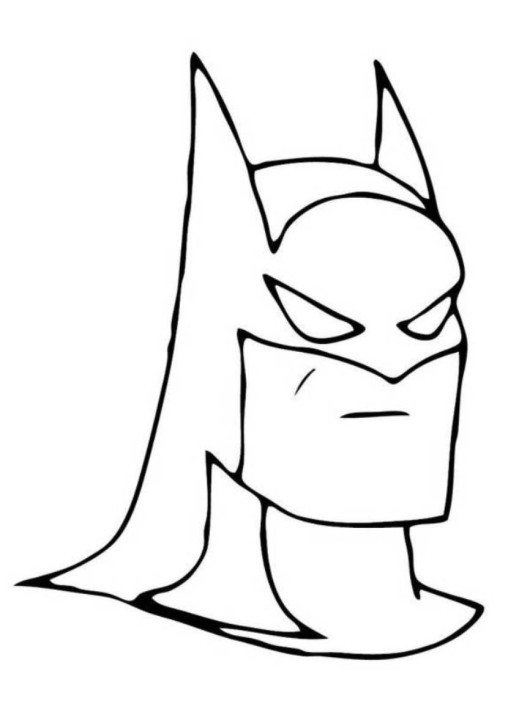 530x701 Iron Man Mask Superheroes Coloring Pages - Batman Mask Drawing