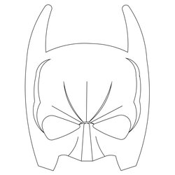 Batman Mask Drawing at PaintingValley.com | Explore collection of ...