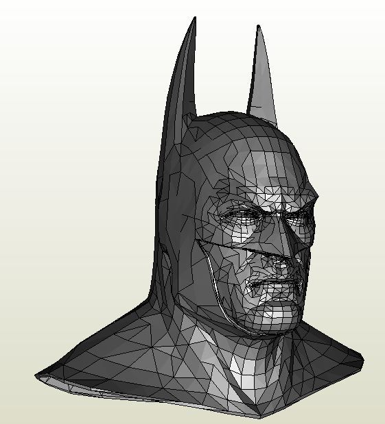561x619 batman mask cosplay - Batman Mask Drawing