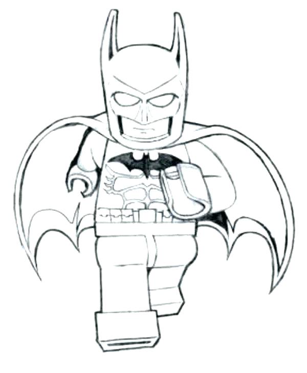 600x729 Batman Outline Drawing At Free For Personal Use Symbol Tattoo Top - Batman Outline Drawing