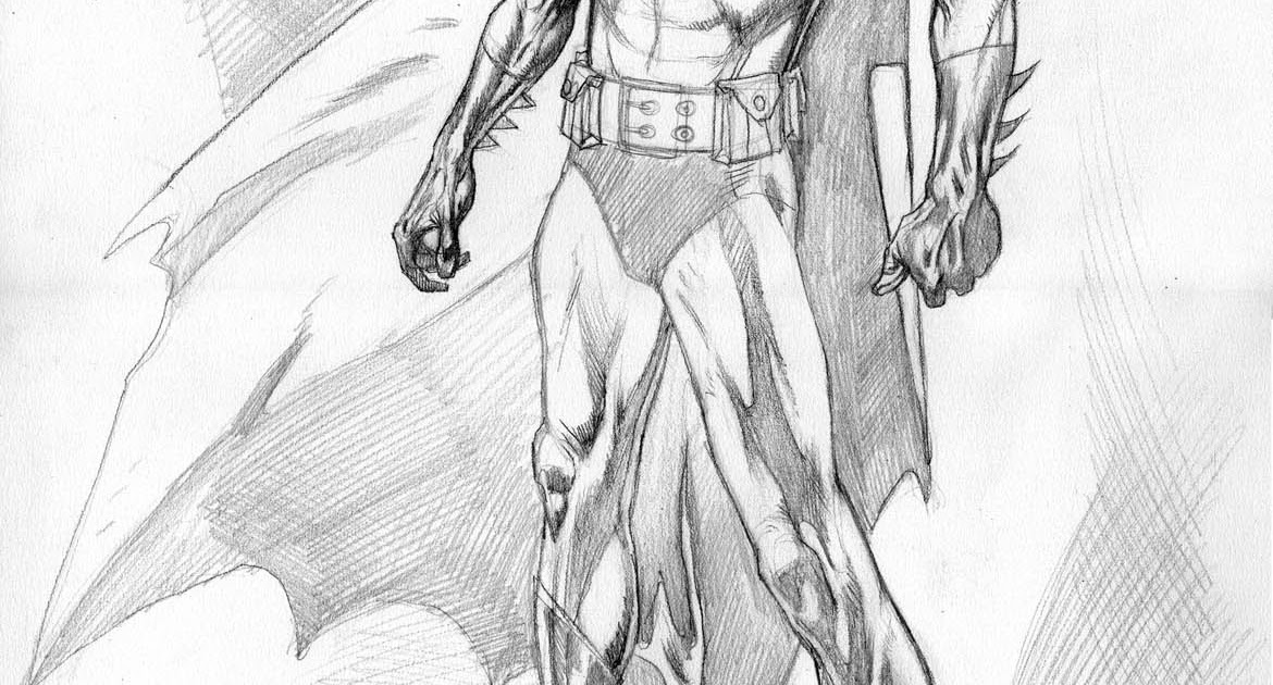 1170x630 Kevin Nowlan Batman Pencil Drawing - Batman Pencil Drawing