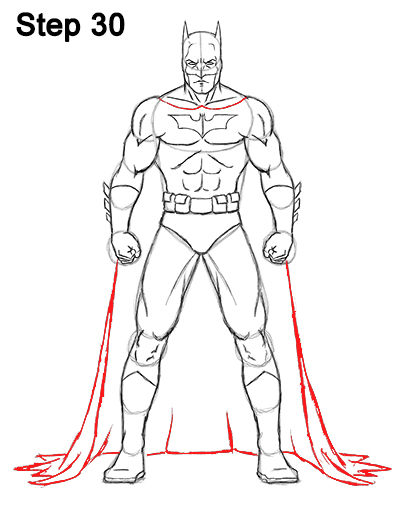 404x523 How To Draw Batman - Batman Pictures Drawing