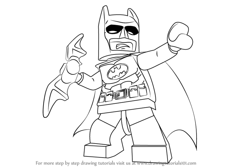 800x566 Learn How To Draw Lego Batman - Batman Pictures Drawing