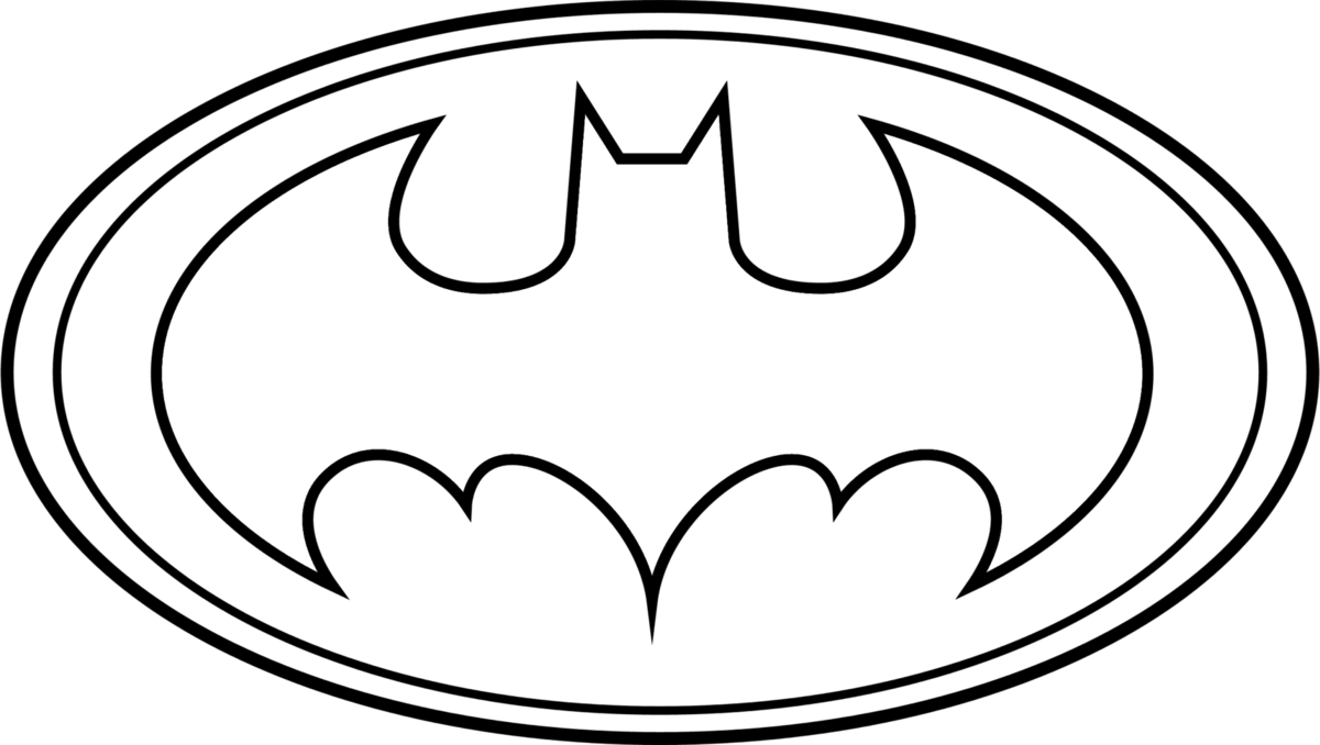 1200x678 Collection Of Free Drawing Batman Signal Download On Ui Ex - Batman Sign Drawing