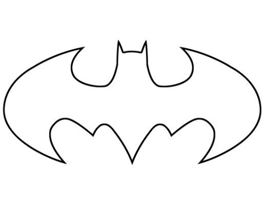 517x400 printable batman logo free trunk or treat batman cakes - Batman Sign Drawing