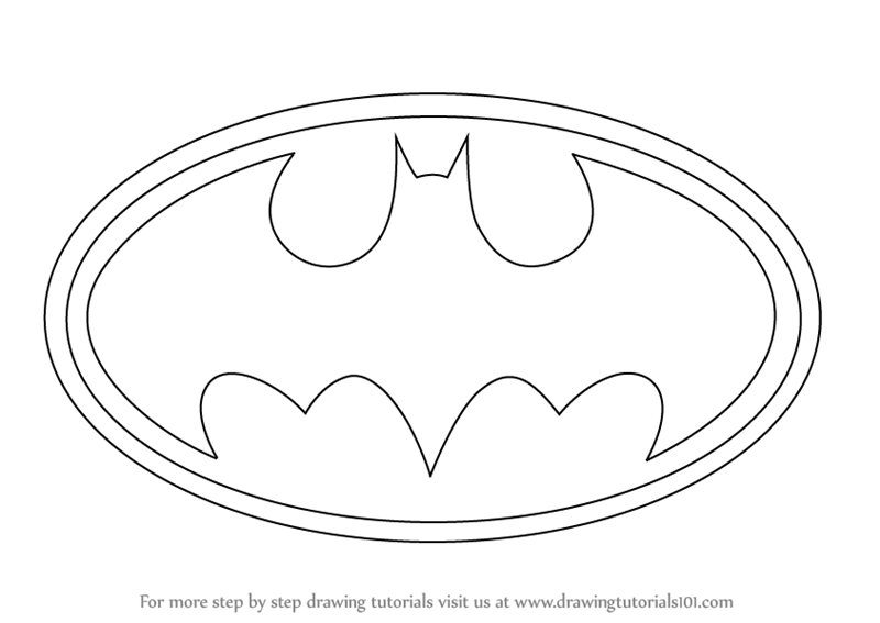 Batman Sign Drawing at PaintingValley.com | Explore collection of ...