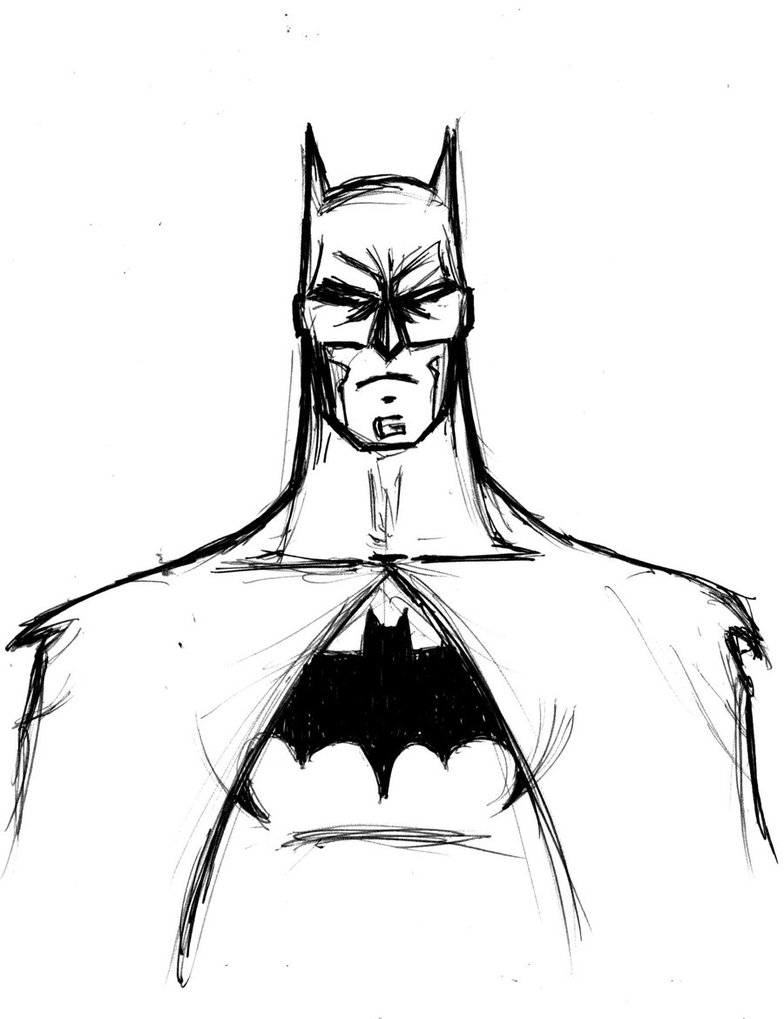 Batman Simple Drawing at PaintingValley.com | Explore collection of