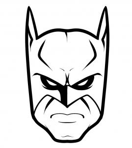 269x302 How To Draw Batman Easy, Step - Batman Simple Drawing