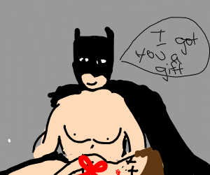 300x250 Scarecrow - Batman Simple Drawing