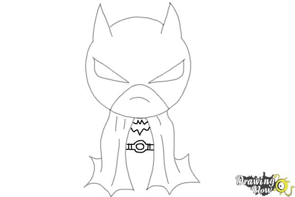 600x400 How To Draw Chibi Batman - Batman Symbol Drawing Step By Step