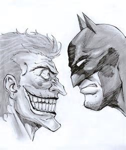 251x300 image result for batman vs joker drawings pencil batman joker - Batman Vs Joker Drawing