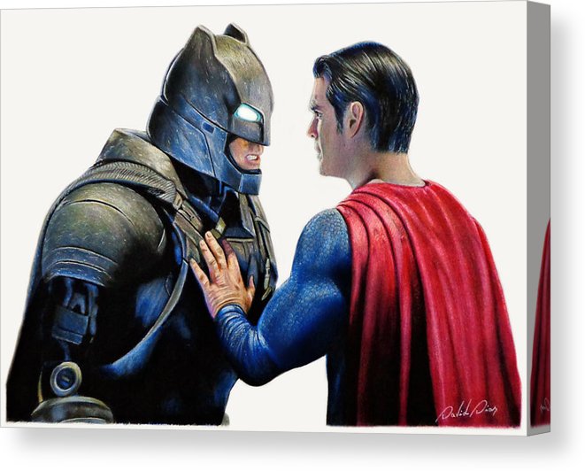 661x532 Batman Vs Superman Canvas Print Canvas Art - Batman Vs Superman Drawing