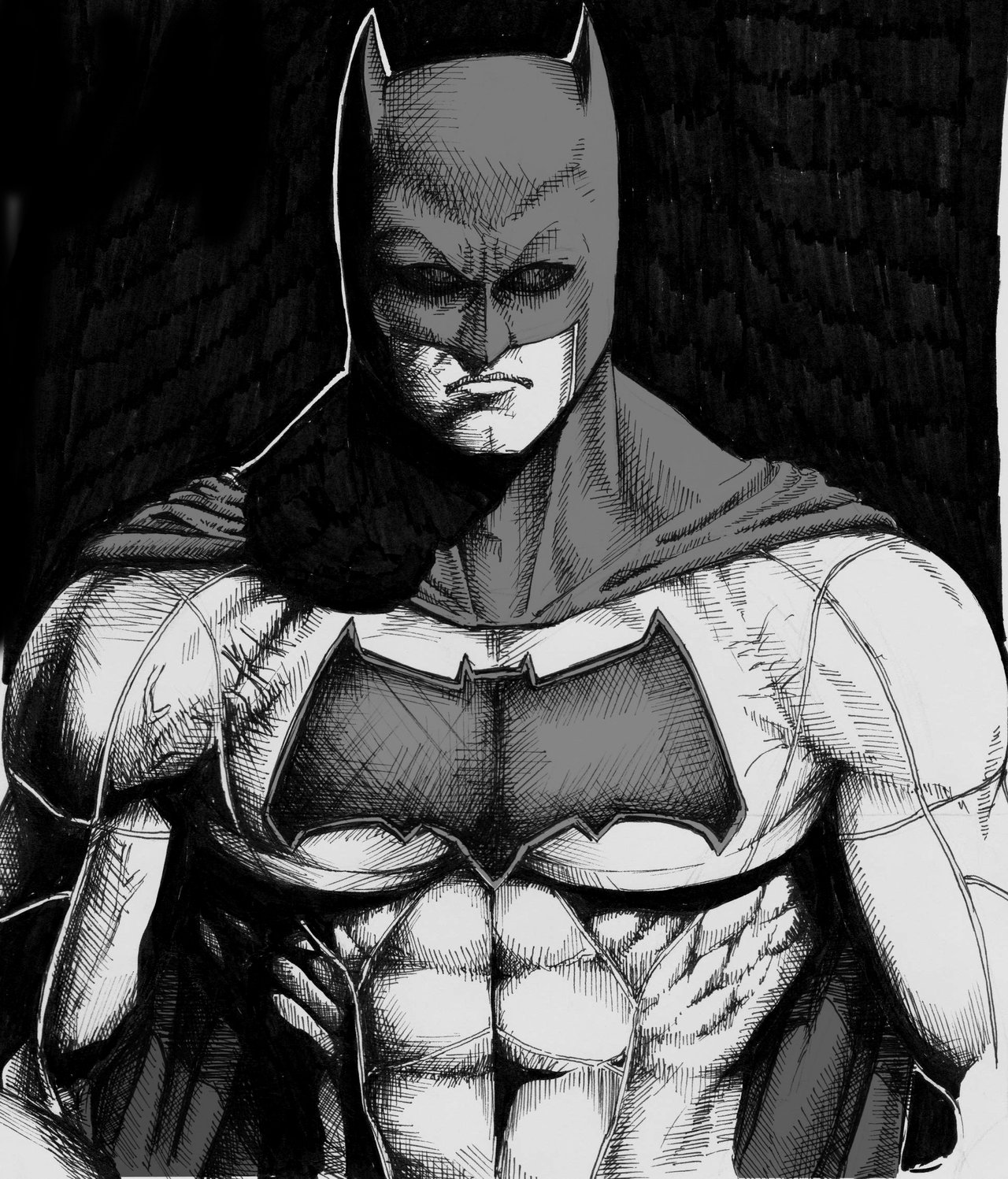 1280x1497 Batman Drawing Batman Vs Superman For Free Download - Batman Vs Superman Drawing