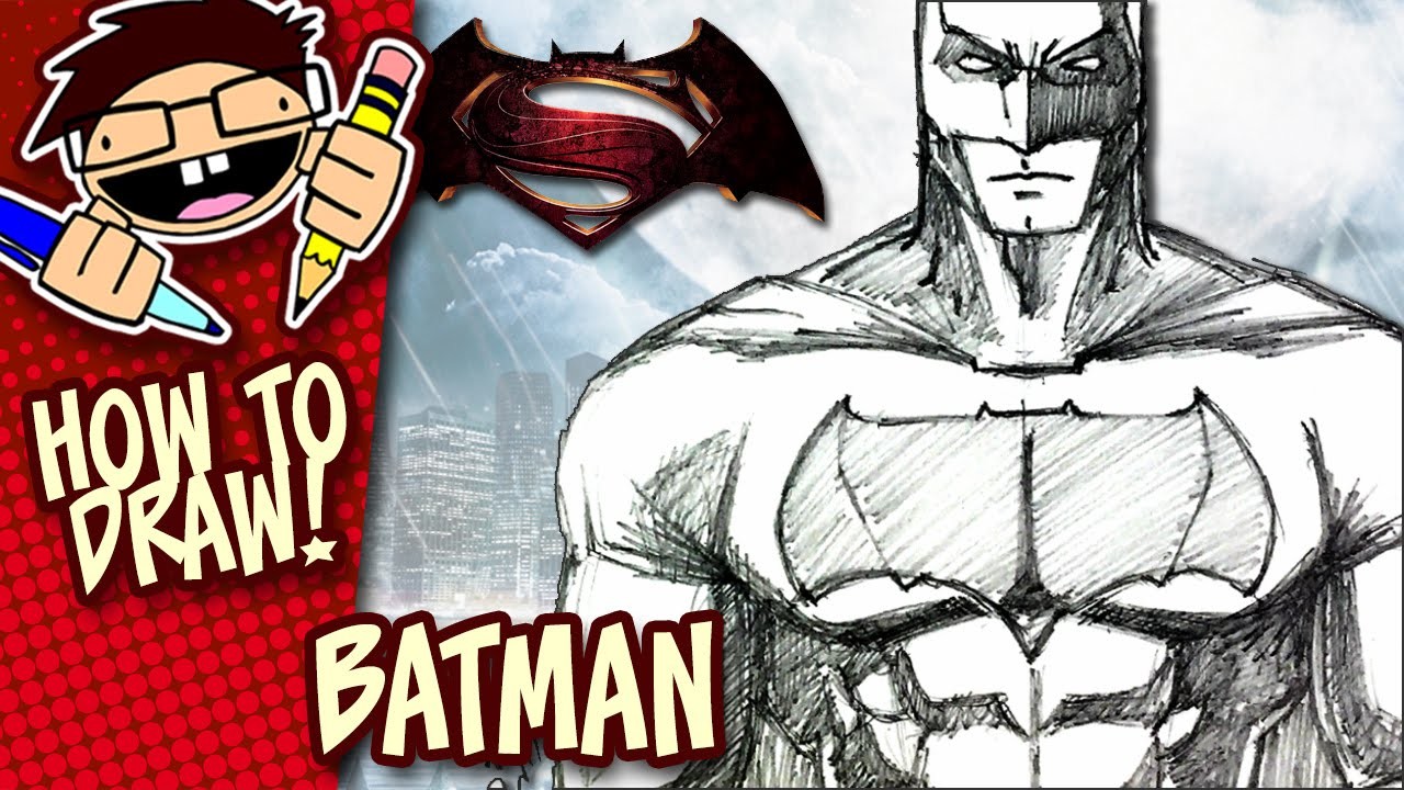1280x720 How To Draw Batman - Batman Vs Superman Drawing