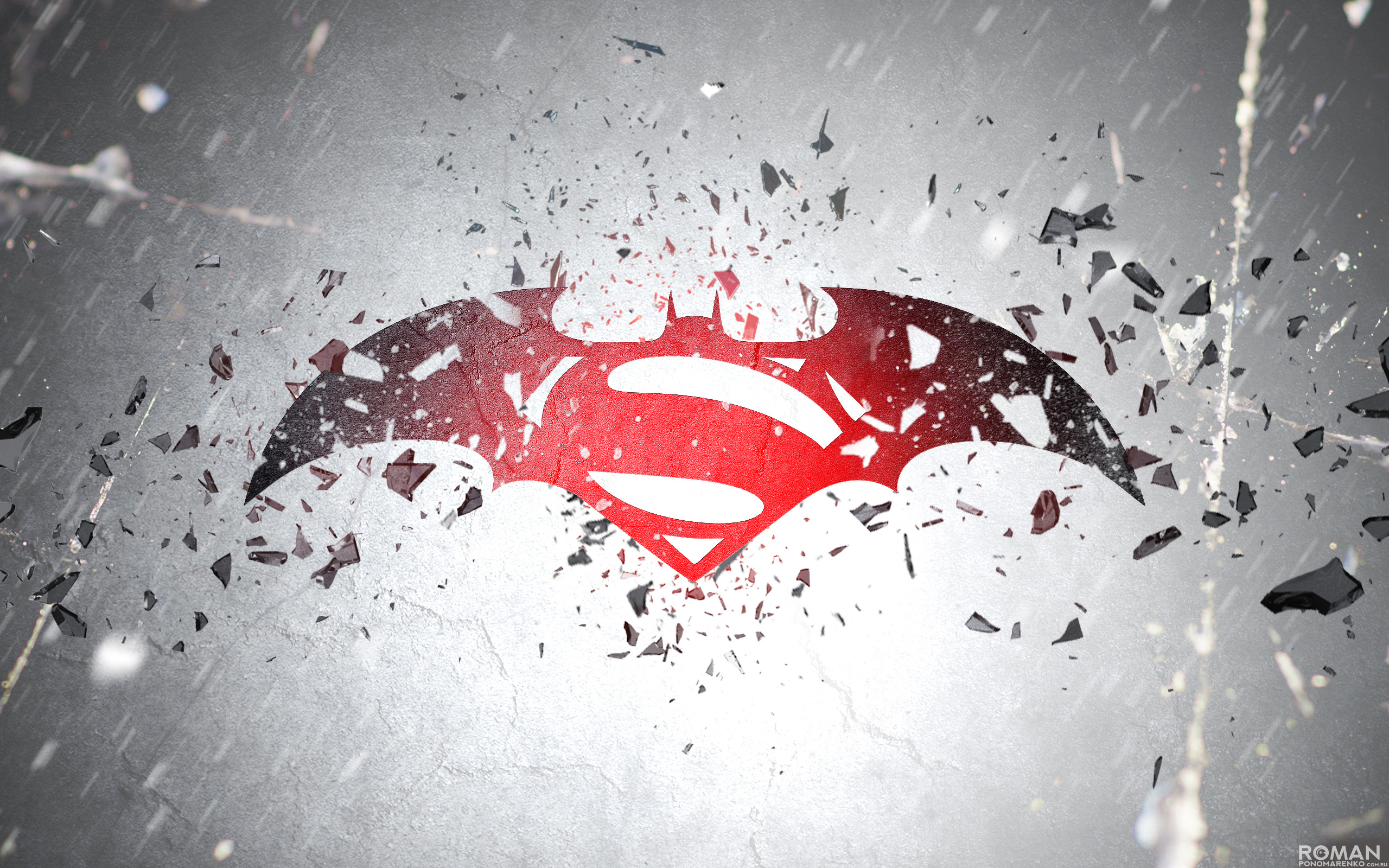 2560x1600 Batman Vs Superman Logo Drawing Hd Wallpaper, Background Images - Batman Vs Superman Logo Drawing