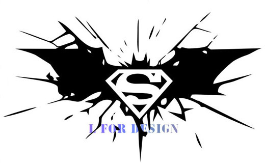 520x324 Batman Vs Superman Logo Group With Items - Batman Vs Superman Logo Drawing