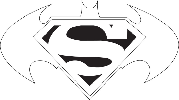 704x394 Batman Vs Superman Logo Group With Items - Batman Vs Superman Logo Drawing