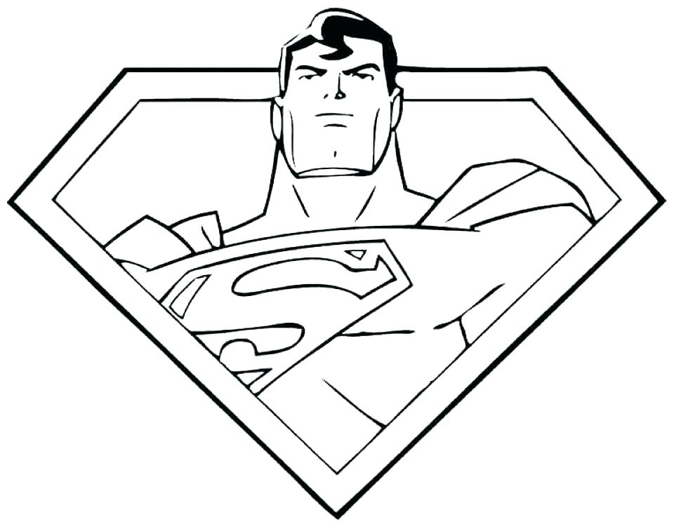 960x754 Coloring Pages For Adults To Print Disney Cars Batman Vs Superman - Batman Vs Superman Logo Drawing