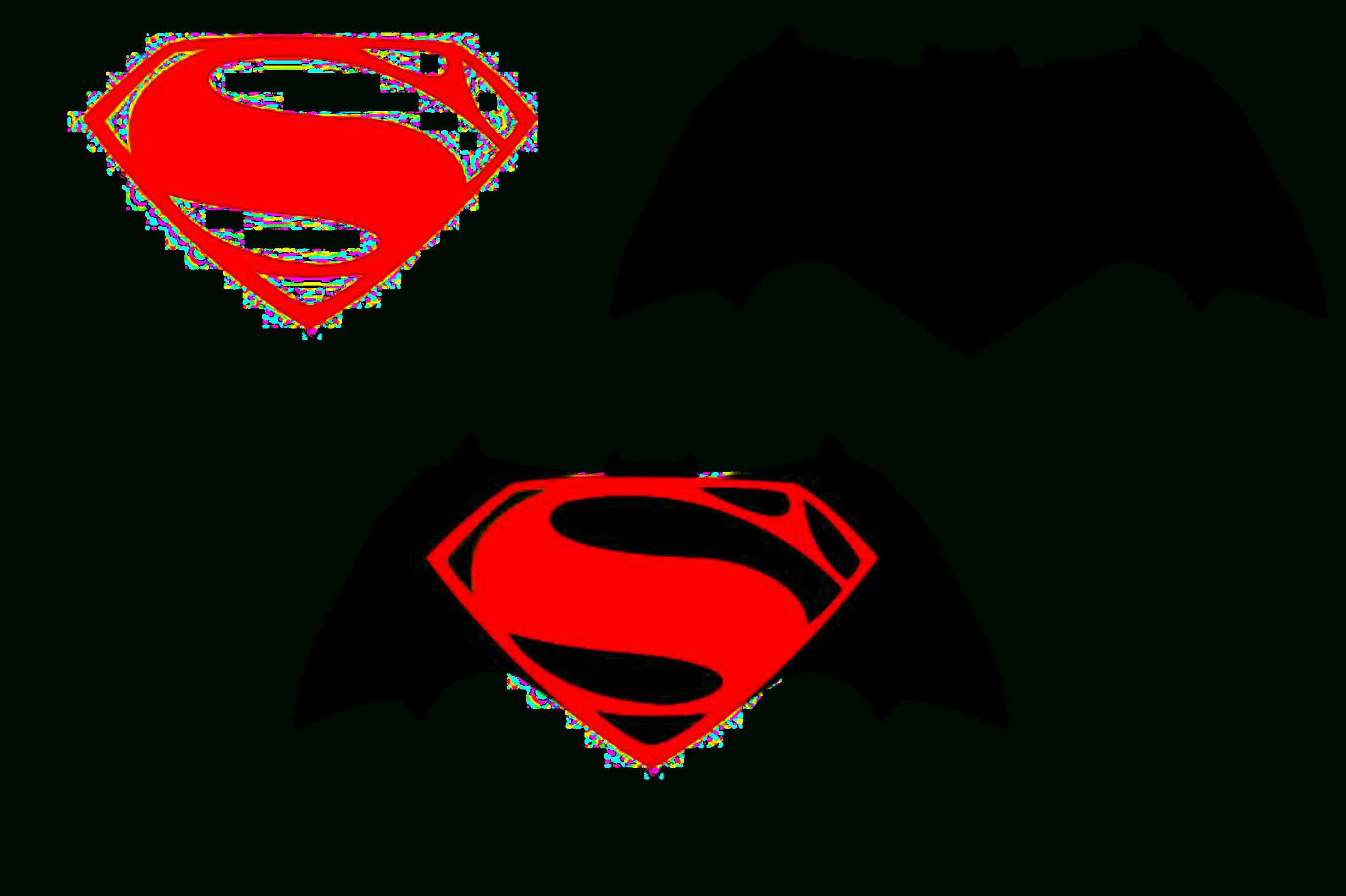 2197x1462 batman and superman logo drawings batman vs superman logo png - Batman Vs Superman Logo Drawing