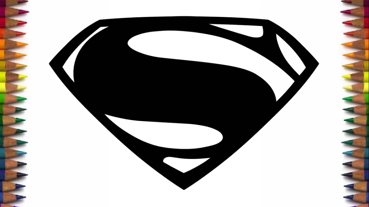1280x720 how to draw new batman and superman logos from batman v superman - Batman Vs Superman Logo Drawing