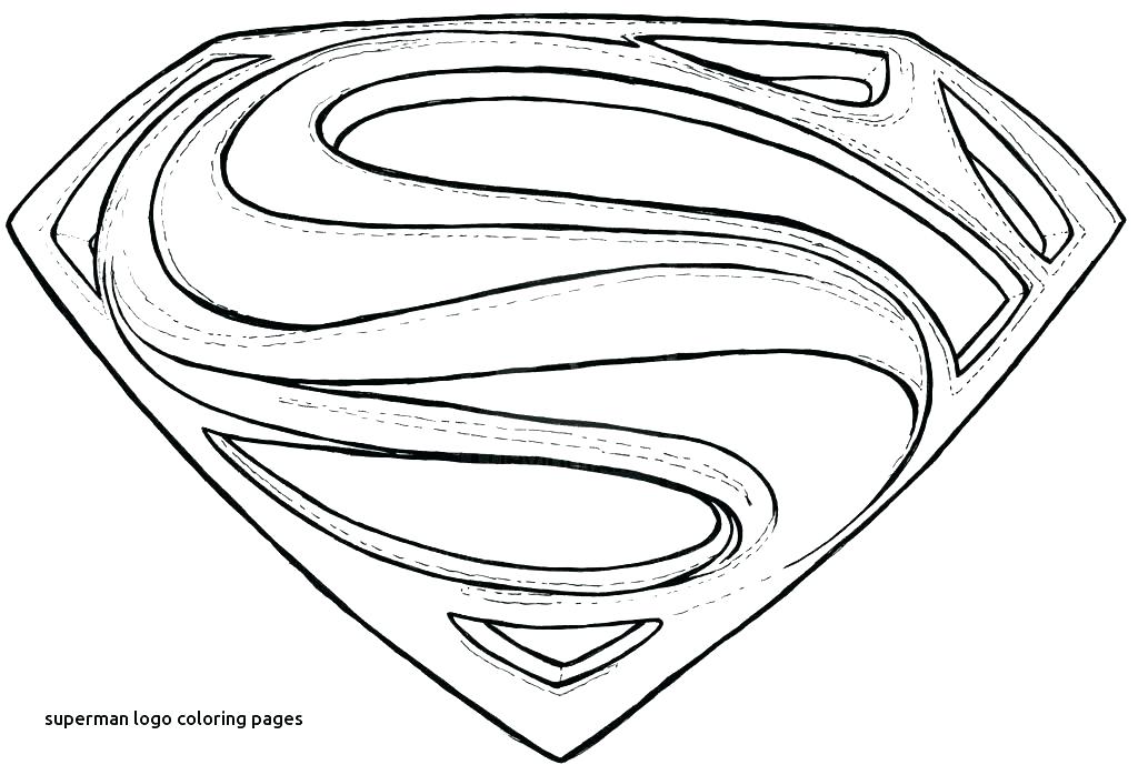 1024x698 batman vs superman free coloring pages superman logo coloring - Batman Vs Superman Logo Drawing