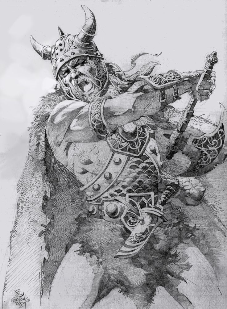 736x1001 image result for viking battle drawings halls of valhalla - Battle Drawing