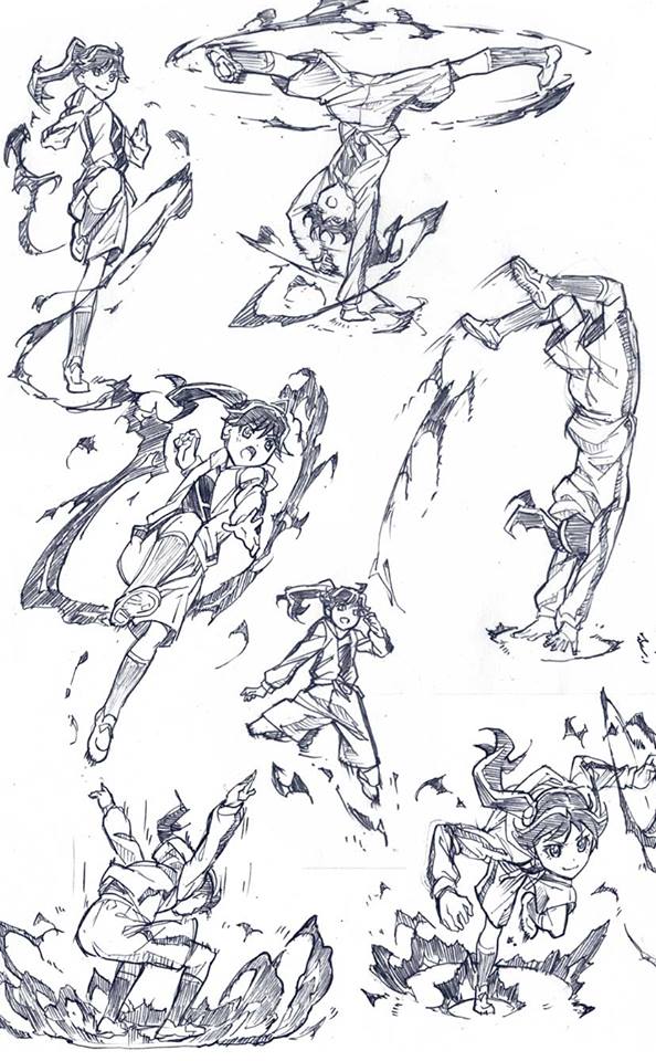 Battle Poses Drawing At Paintingvalley Com Explore Collection Of