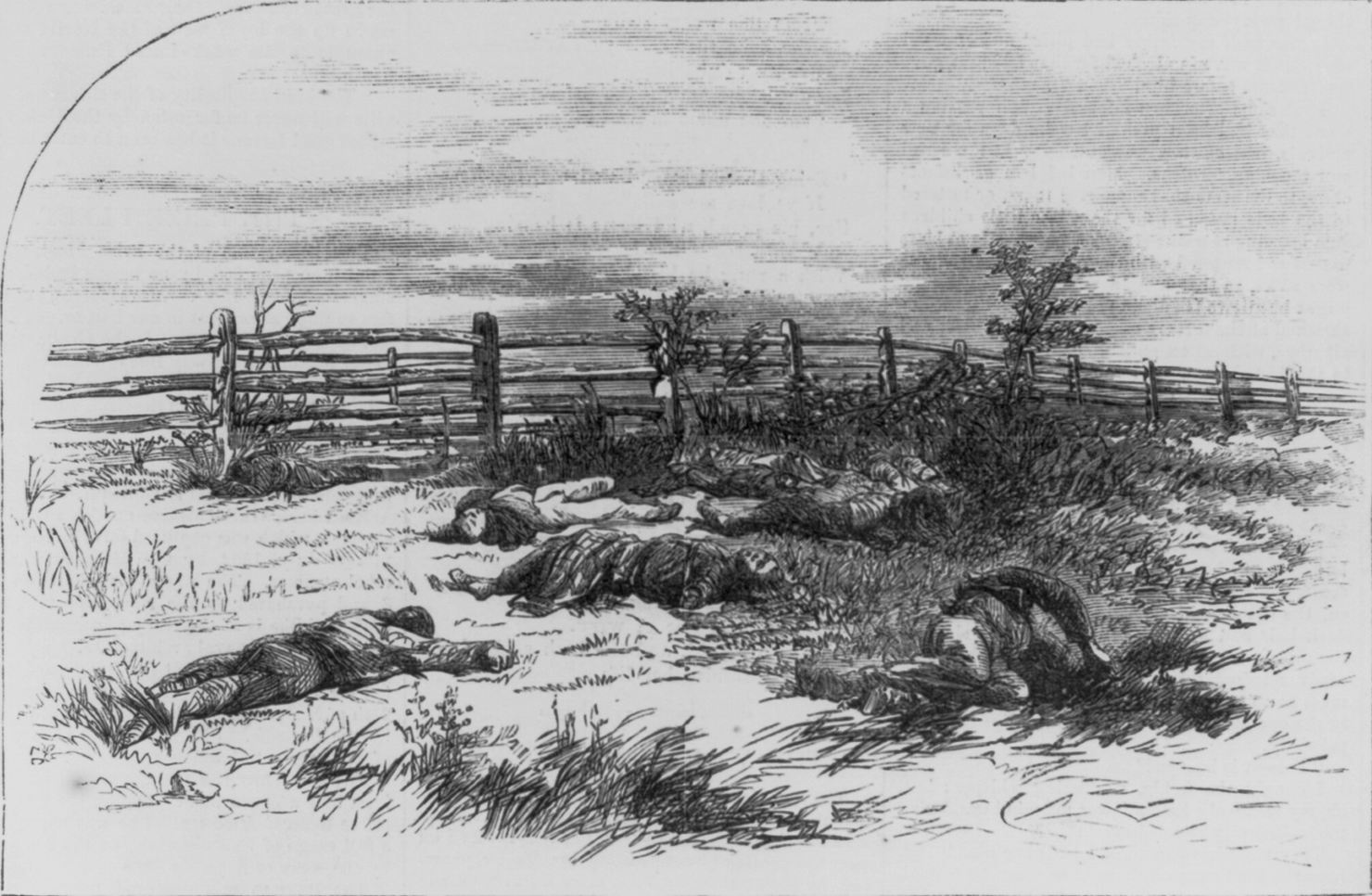 1480x966 filedrawing of dead soldiers on antietam battlefield - Battlefield Drawing