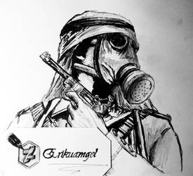 275x250 Ottoman Soldier - Battlefield Drawing