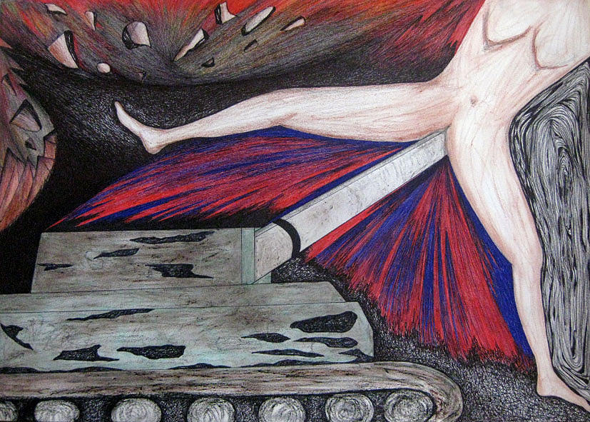 827x591 Women On The Battlefield Drawing - Battlefield Drawing