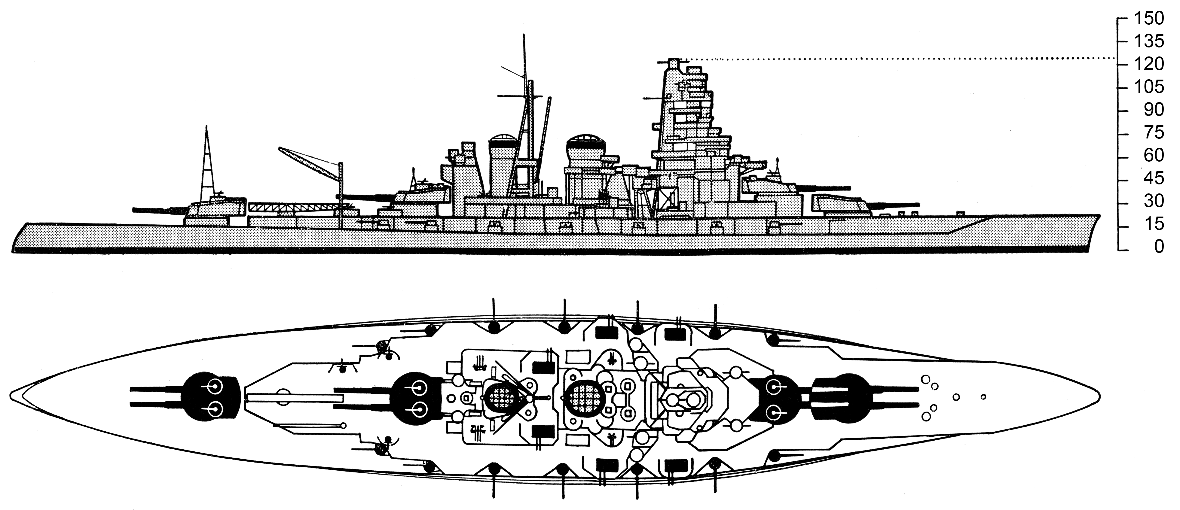 Battleship Design Drawing