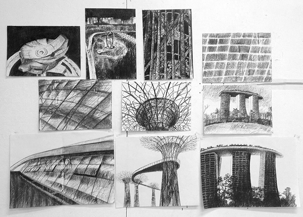 600x431 Gardens - Bay Drawing