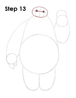 300x388 How To Draw Baymax - Baymax Drawing