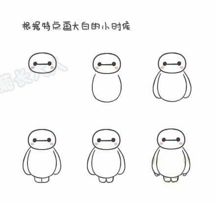 440x412 How To Draw Chibi Baymax - Baymax Drawing