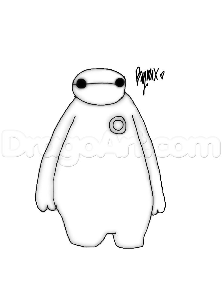 Baymax Drawing At PaintingValley.com | Explore Collection Of Baymax Drawing