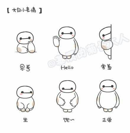 440x451 How To Draw Chibi Baymax - Baymax Drawing