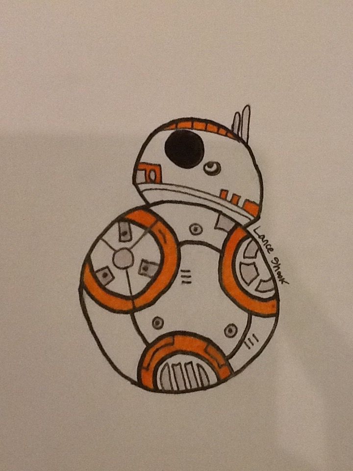 720x960 How To Draw Bb Steps - Bb8 Drawing