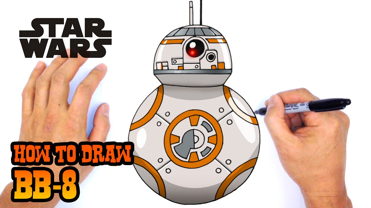 1280x720 How To Draw Star Wars Bb - Bb8 Drawing