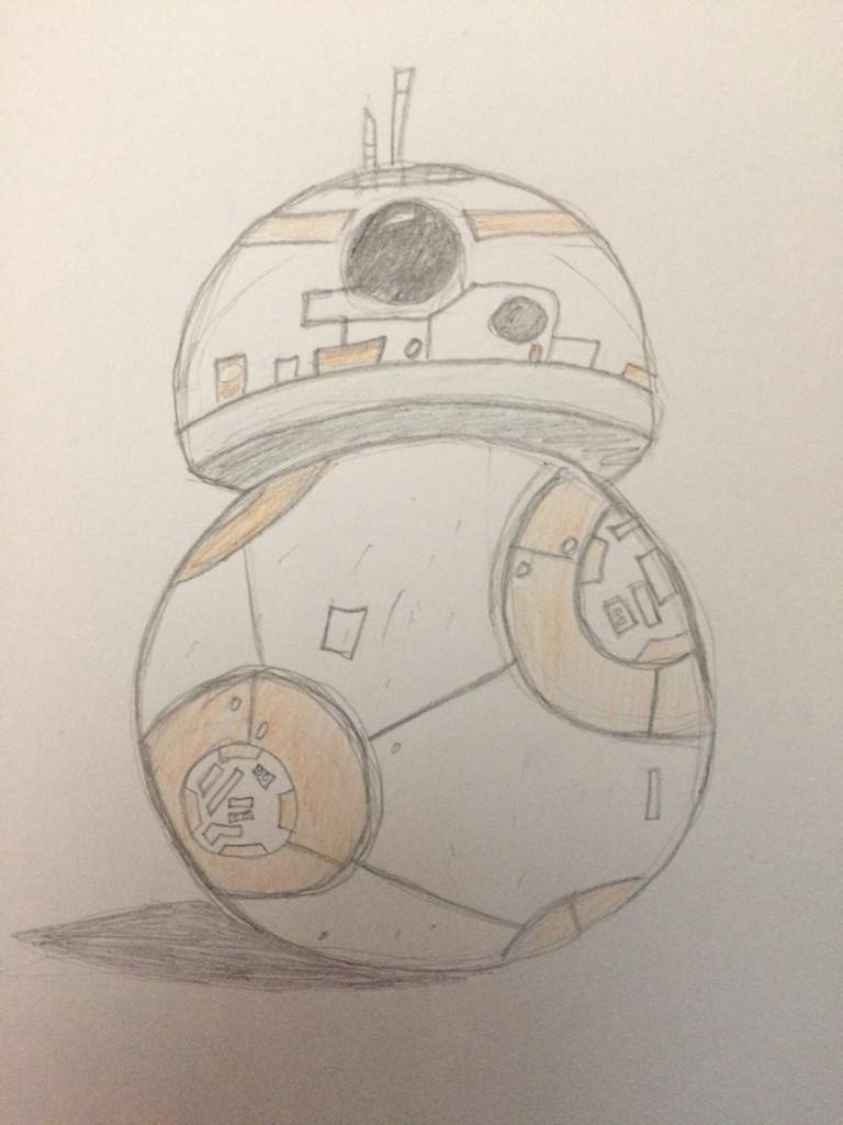 768x1024 Drawing Star Wars Amino - Bb8 Drawing