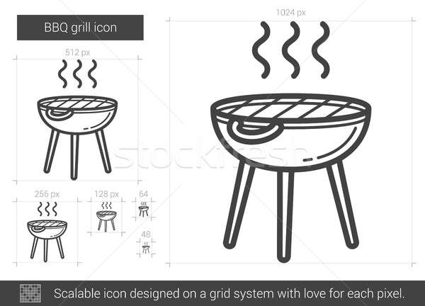 600x432 barbecue drawing stock photos, stock images and vectors stockfresh - Bbq Drawing
